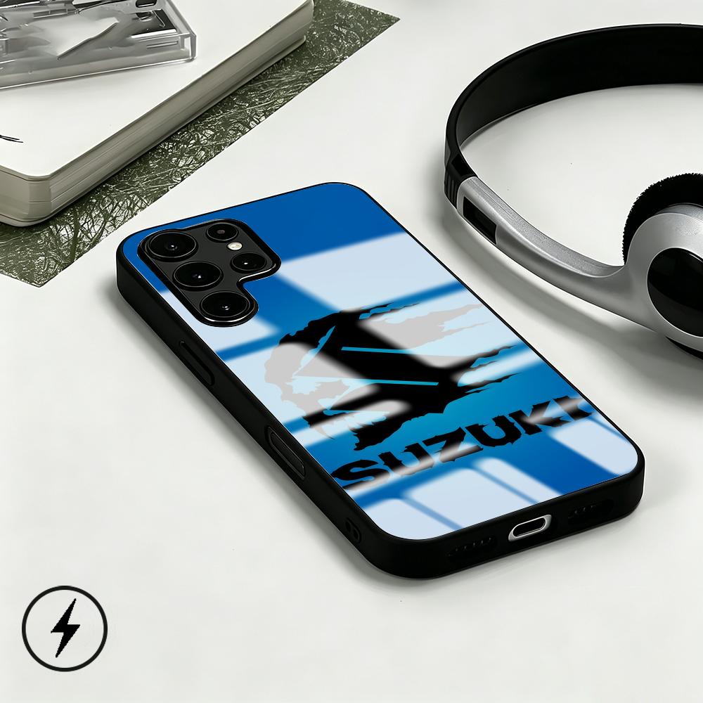Phone Accessories Magnetic - 슈퍼카 스즈키-나우 로고 폰 케이스 삼성