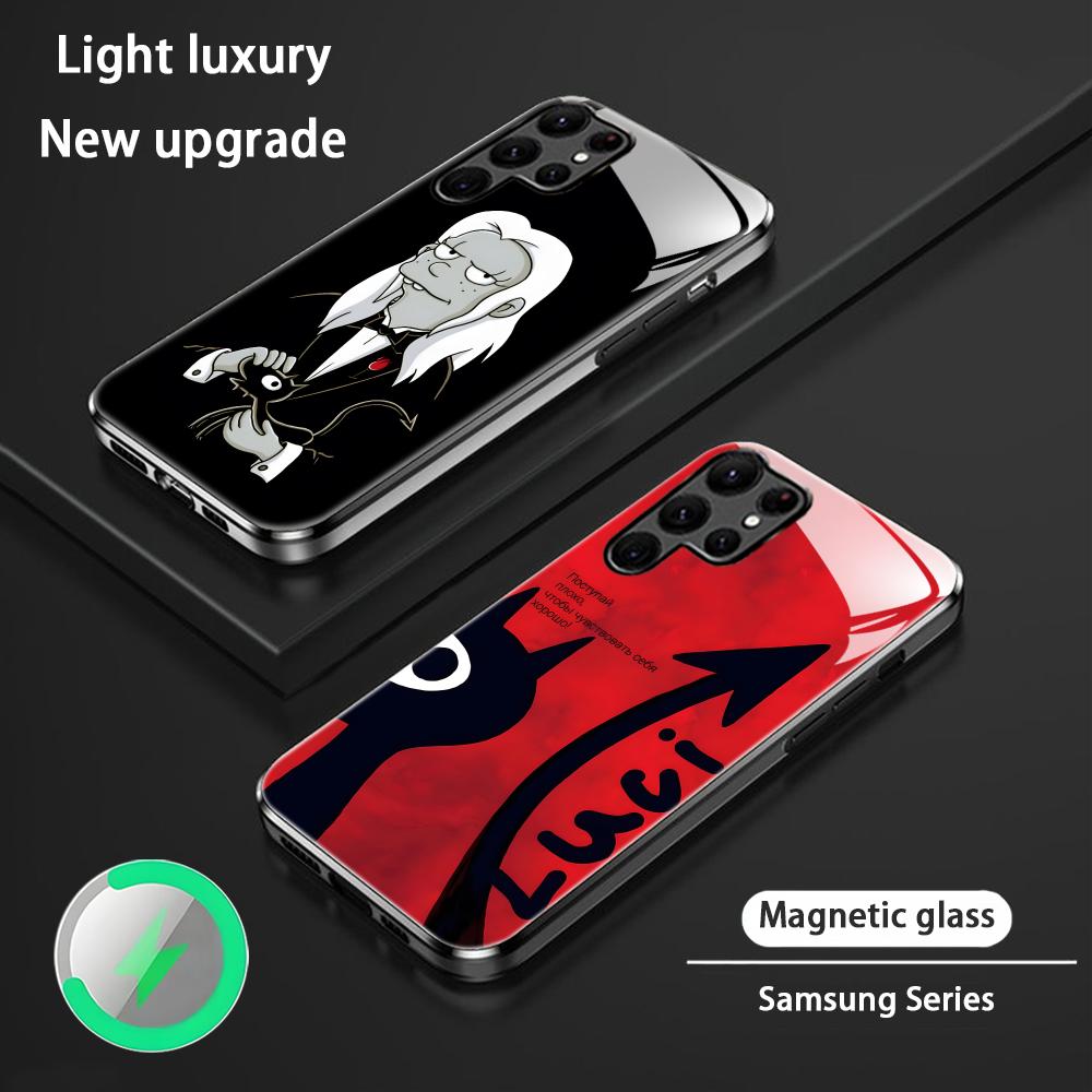 Phone Accessories Magnetic - 루치 디센체인트 애니메이션 폰 케이스 삼성