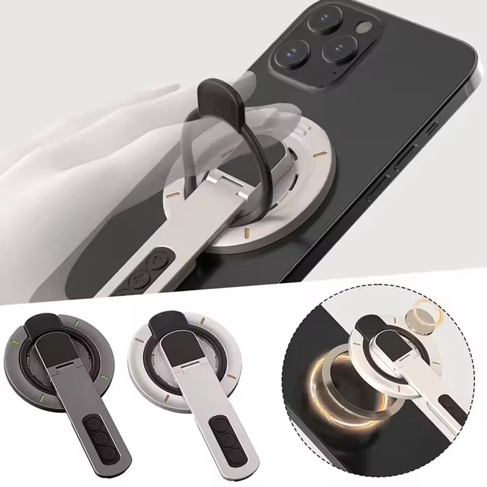 Phone Accessories Magnetic - 1개 360 ° 휴대폰용 회전 스탠드