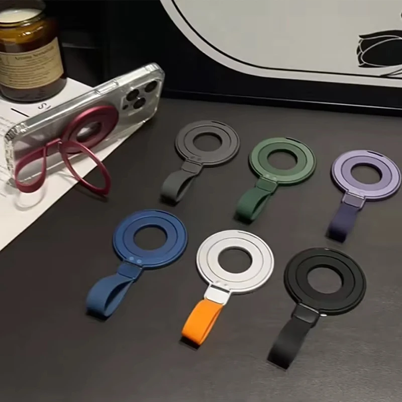 유니버설 강력한 자기 자동차 전화 홀더 금속 버클 접이 - Phone Accessories Ring Holder 리뷰 및 가격