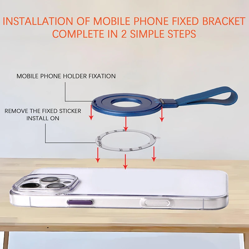 유니버설 강력한 자기 자동차 전화 홀더 금속 버클 접이 - Phone Accessories Ring Holder 리뷰 및 가격