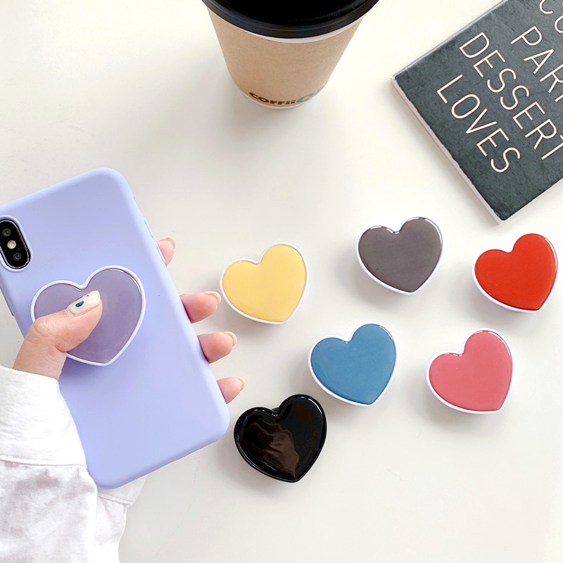 유니버설 하트 모양의 전화 소켓 홀더 손가락 그립 브래 - Phone Accessories Vending Machine 리뷰 및 가격