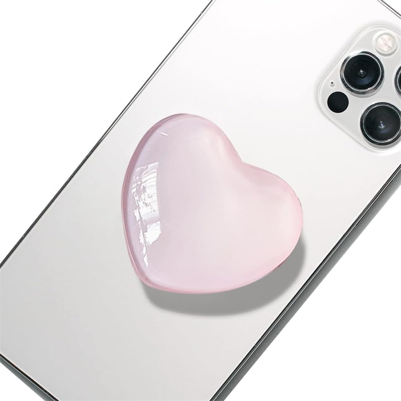 3D 하트 모양 크리스탈 접이식 핑거 링 그립톡 폰 홀 - Phone Accessories Vending Machine 리뷰 및 가격