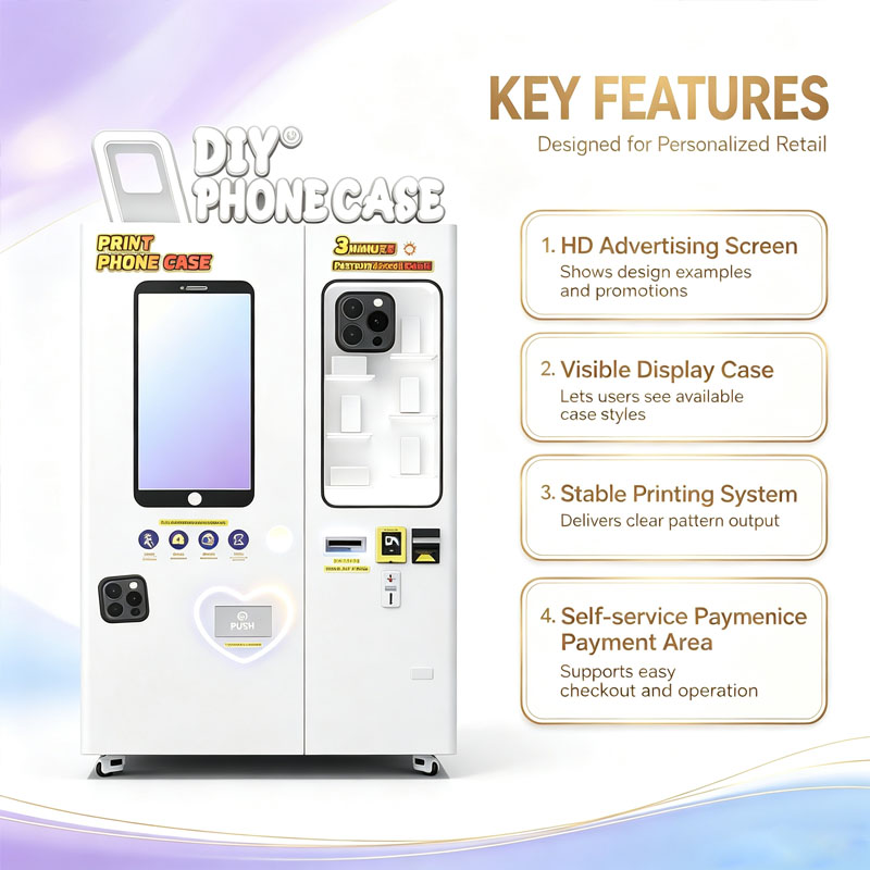 맞춤형 휴대폰 케이스 제작 기계 스마트 자판기 셀프 서 - Phone Accessories Vending Machine 리뷰 및 가격
