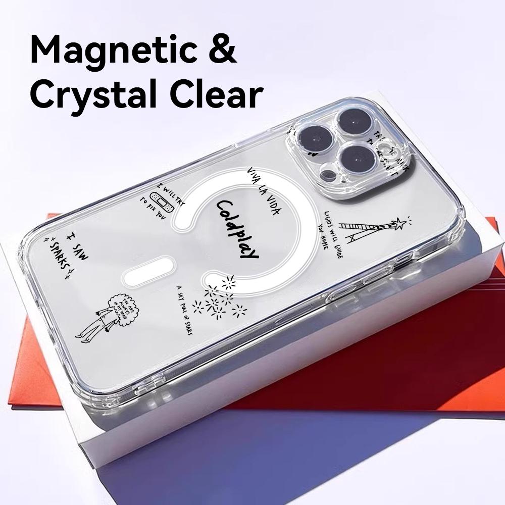 C-Coldplay 래퍼 쿨 폰 케이스 아이폰 17 1 - Phone Accessories Magnetic 리뷰 및 가격