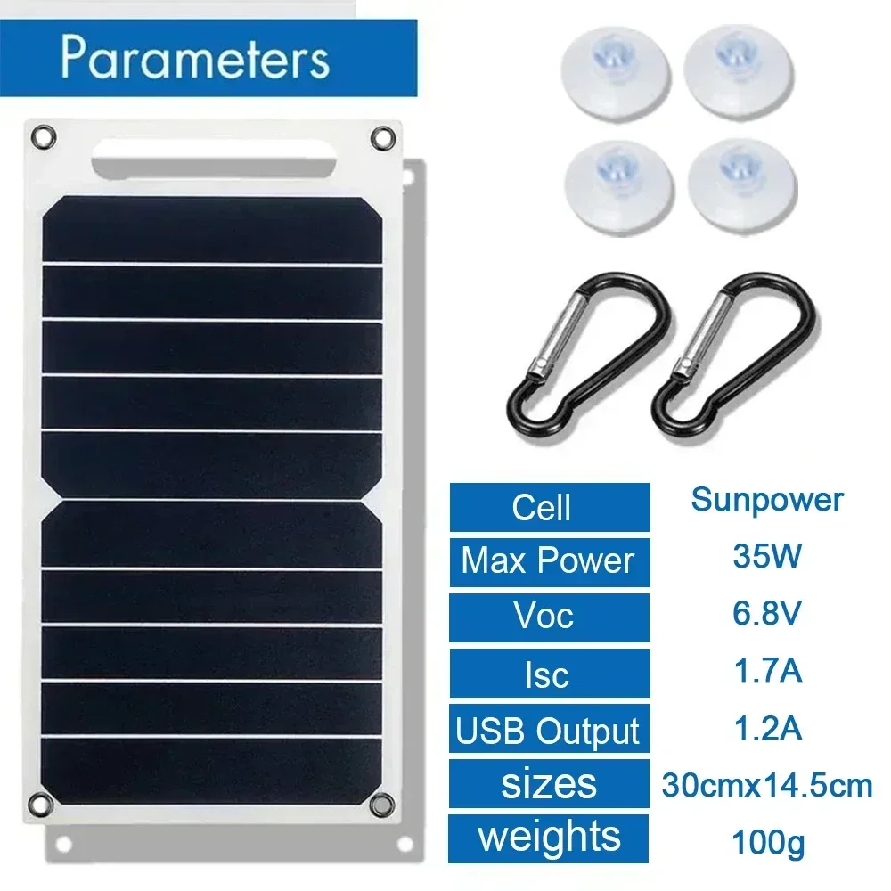 SOECOPO 30W 경량 플렉시블 태양광 패널 키트, - Phone Accessories Warehouse 리뷰 및 가격