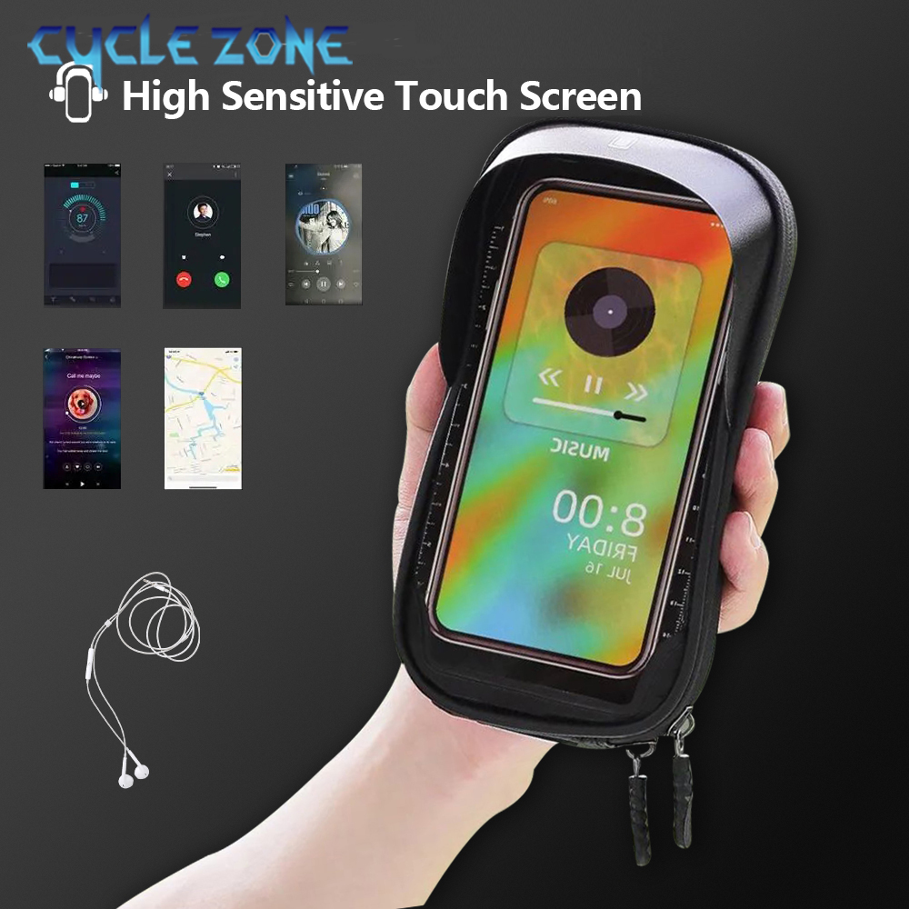 자전거 전화 가방 자전거 상단 전면 튜브 프레임 가방  - Youtube Phone Accessories 리뷰 및 가격