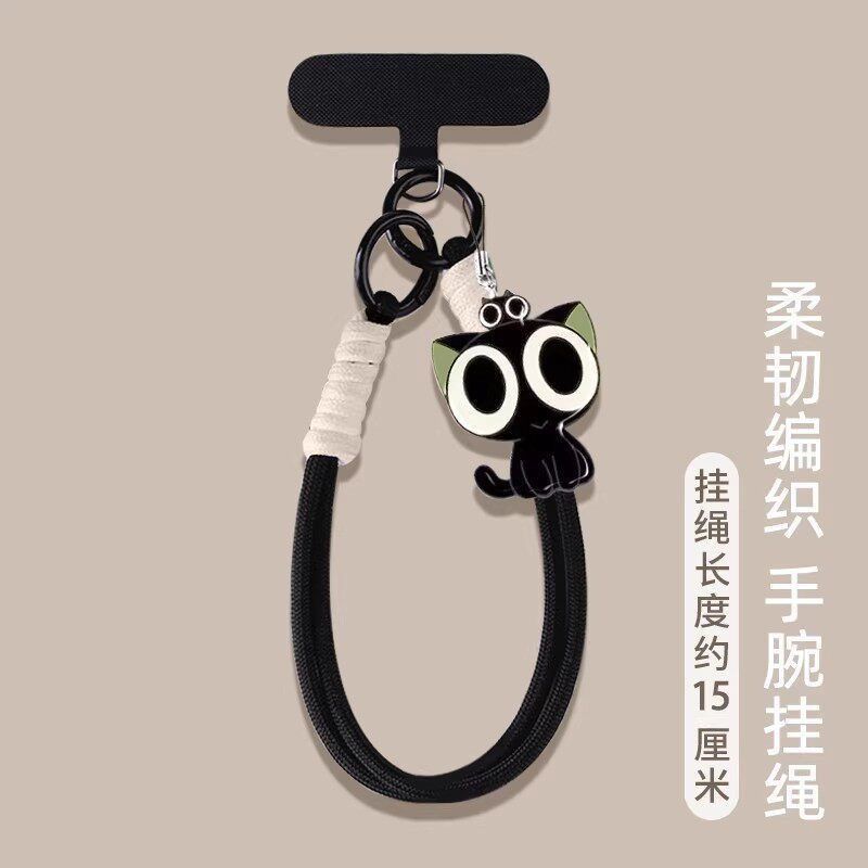 세련된 검은색 고양이 테마의 도난 방지 및 낙하 방지  - Phone Accessories China 리뷰 및 가격