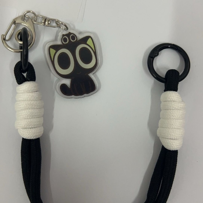 세련된 검은색 고양이 테마의 도난 방지 및 낙하 방지  - Phone Accessories China 리뷰 및 가격