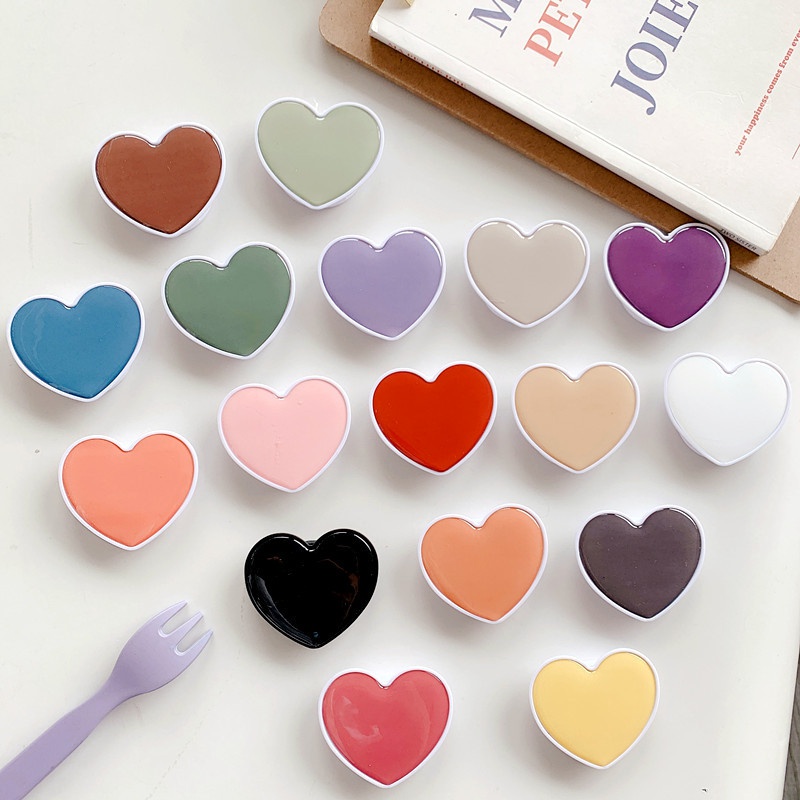유니버설 하트 모양 접이식 핑거 링 그립톡 폰 홀더 ( - Phone Accessories Vending Machine 리뷰 및 가격