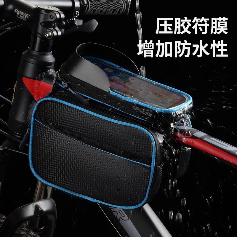 방수 자전거 프론트 프레임 가방 6인치 TPU 터치스크 - Youtube Phone Accessories 리뷰 및 가격
