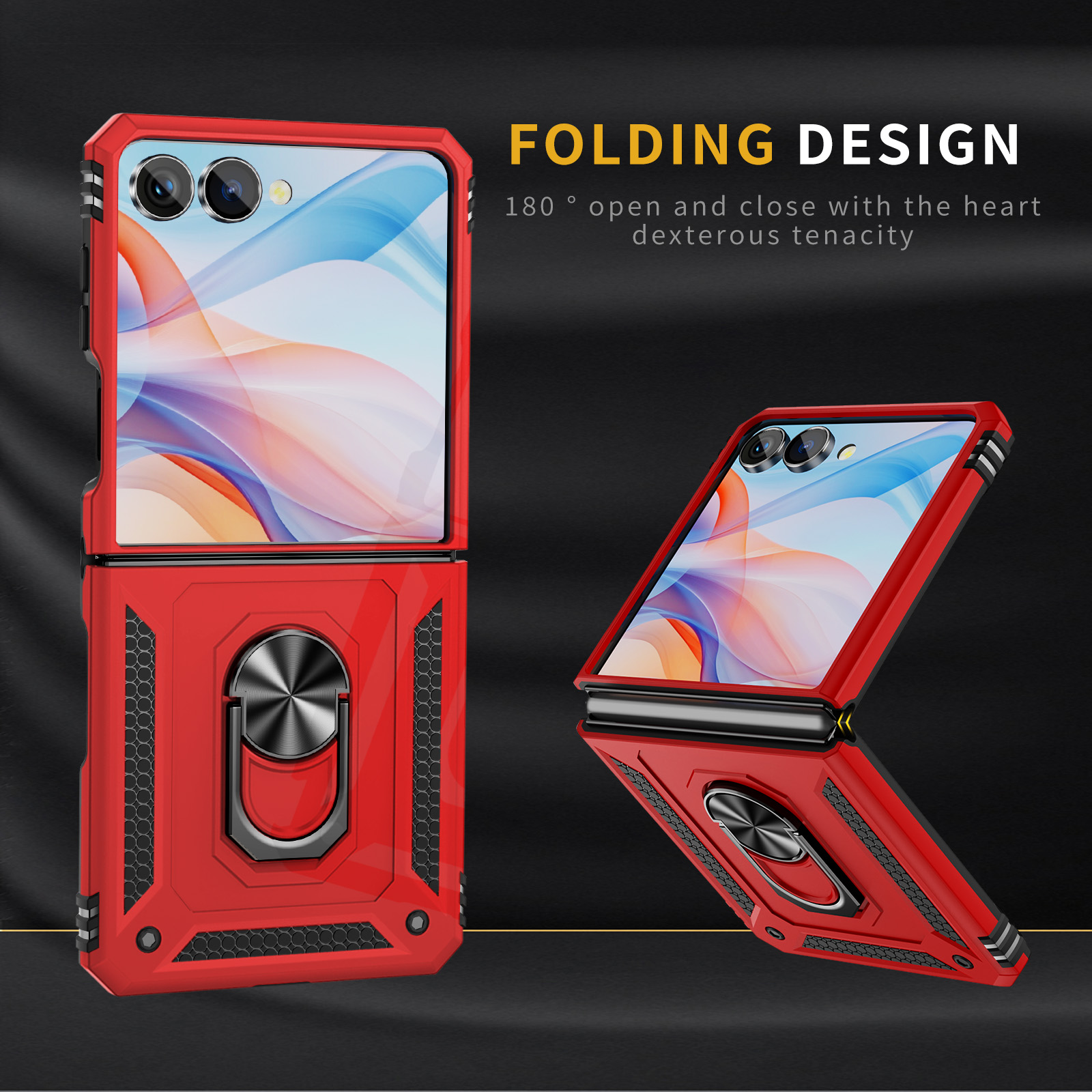 삼성 갤럭시 Z 플립 7용 밀리터리 등급 충격 방지 폰 - Phone Accessories Ring Holder 리뷰 및 가격