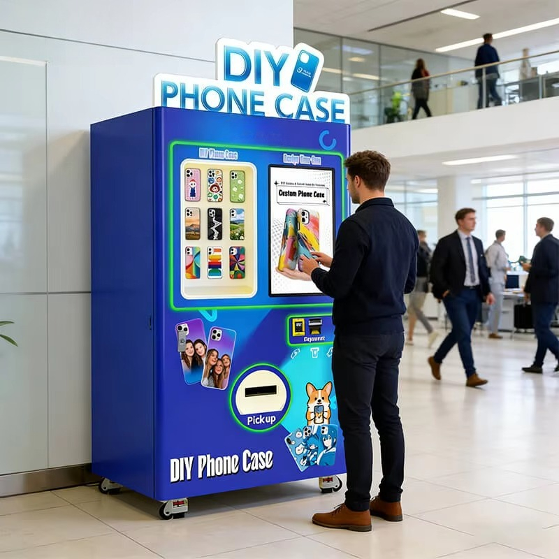 푸드라인 휴대폰 케이스 자판기 안전 잠금 캐비닛 도어  - Phone Accessories Vending Machine 리뷰 및 가격