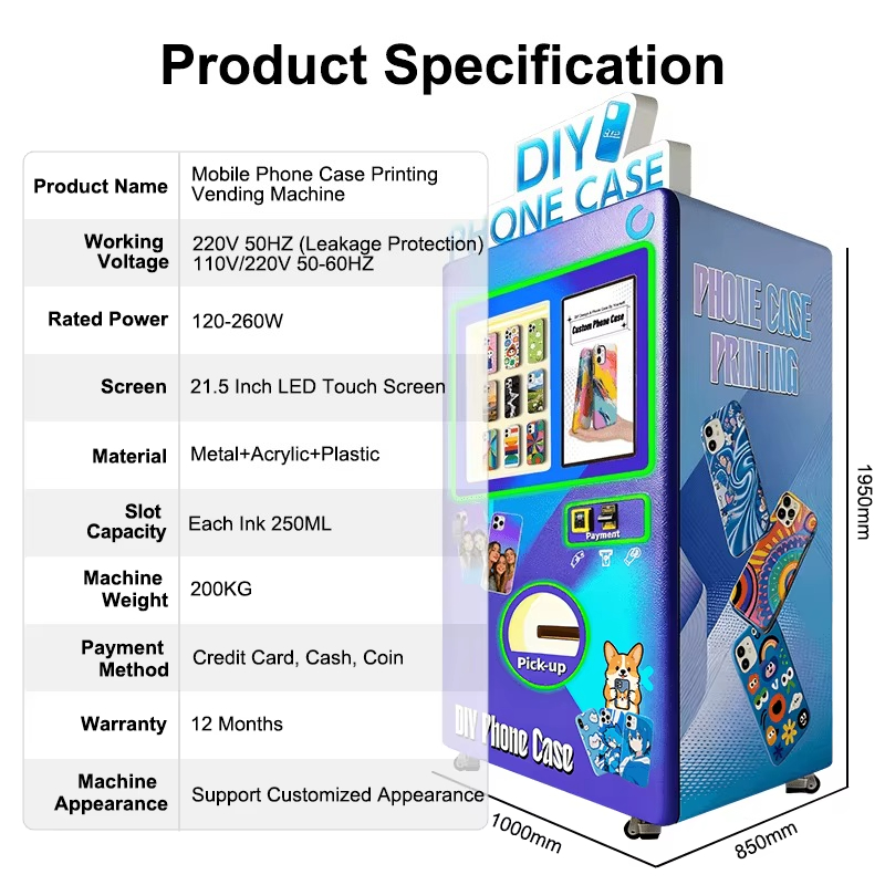 푸드라인 휴대폰 케이스 자판기 안전 잠금 캐비닛 도어  - Phone Accessories Vending Machine 리뷰 및 가격