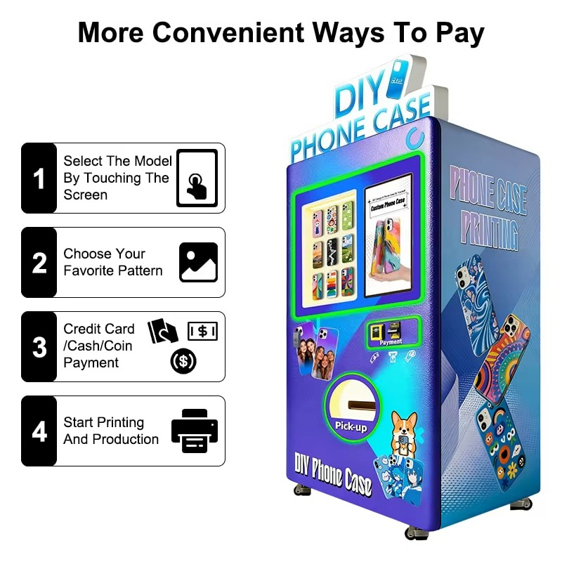 푸드라인 휴대폰 케이스 자판기 안전 잠금 캐비닛 도어  - Phone Accessories Vending Machine 리뷰 및 가격