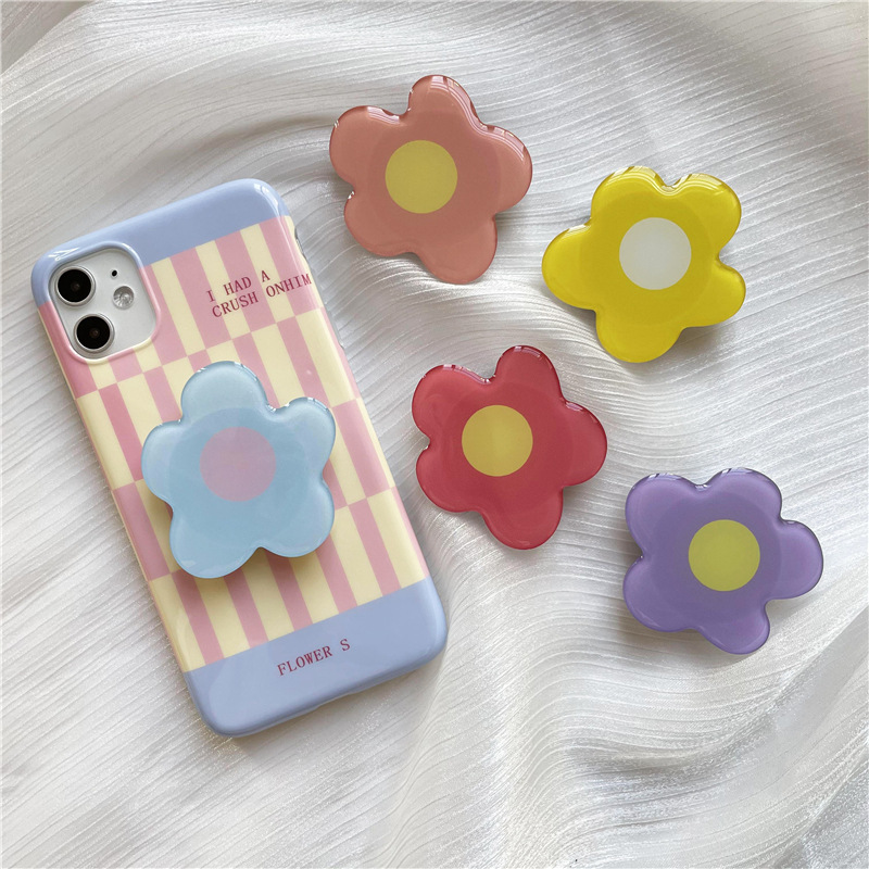 한국 INS 플라워 폰 홀더 확장형 팝 소켓 유니버설  - Phone Accessories Vending Machine 리뷰 및 가격