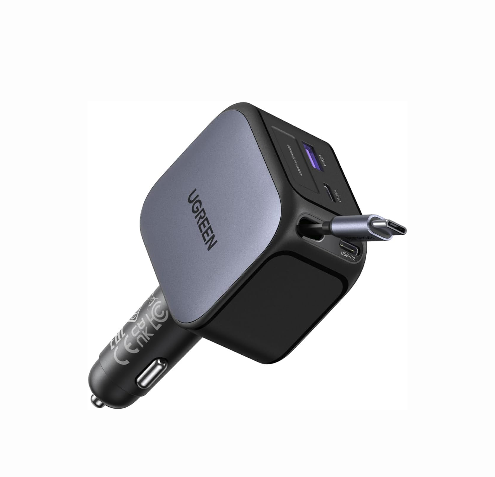 UGREEN 145W 3C1A 리트랙터블 차량용 충전기 - Fast Charging Cable 리뷰 및 가격