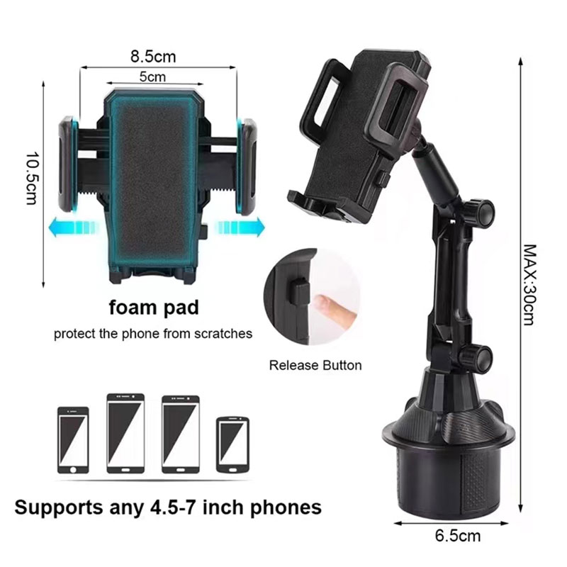 자동차 전화 홀더 워터 컵 홀더 마운트 자동차 인테리어 - Youtube Phone Accessories 리뷰 및 가격