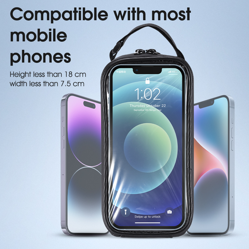 웨스트 바이킹 자전거 프레임 가방 터치스크린 자전거 탑 - Youtube Phone Accessories 리뷰 및 가격