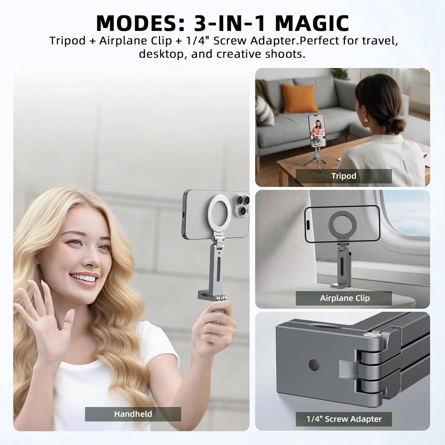 유니버설 마그네틱 폰 홀더 여행 필수품 자유로운 회전  - Phone Accessories Magnetic 리뷰 및 가격