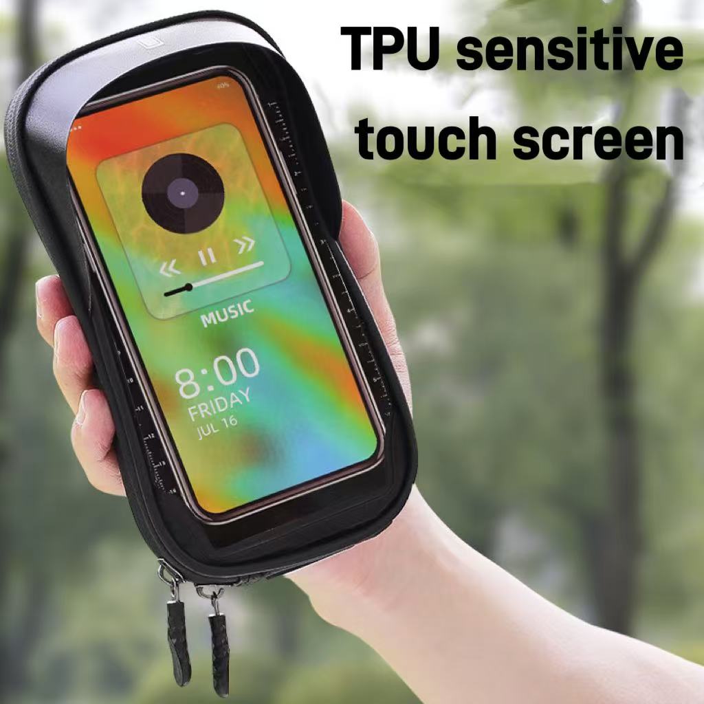 자전거 가방 자전거 상단 프레임 가방 터치스크린 폰 홀 - Youtube Phone Accessories 리뷰 및 가격