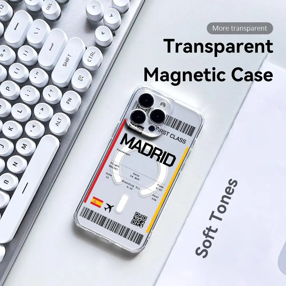 여행용 비행기 티켓 스페인 휴대폰 케이스 아이폰 17  - Phone Accessories Magnetic 리뷰 및 가격