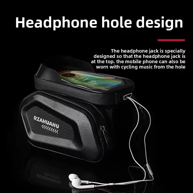 자전거 가방 자전거 상단 프레임 가방 터치스크린 폰 홀 - Youtube Phone Accessories 리뷰 및 가격