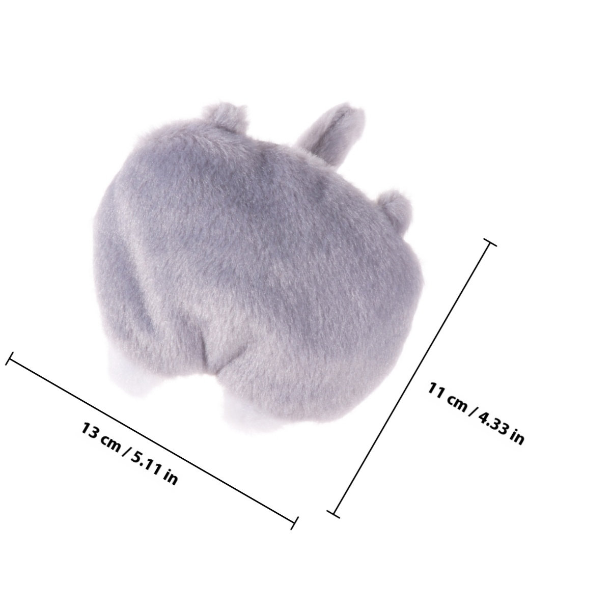 고양이 엉덩이 모양 크로스바디 백 그레이 소프트 소재  - Phone Accessories Shop 리뷰 및 가격