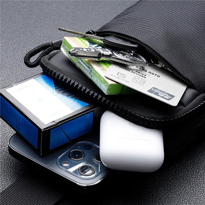 1PC 휴대용 방수 나일론 미니 슬링 가슴 가방 남성용 - Phone Accessories China 리뷰 및 가격