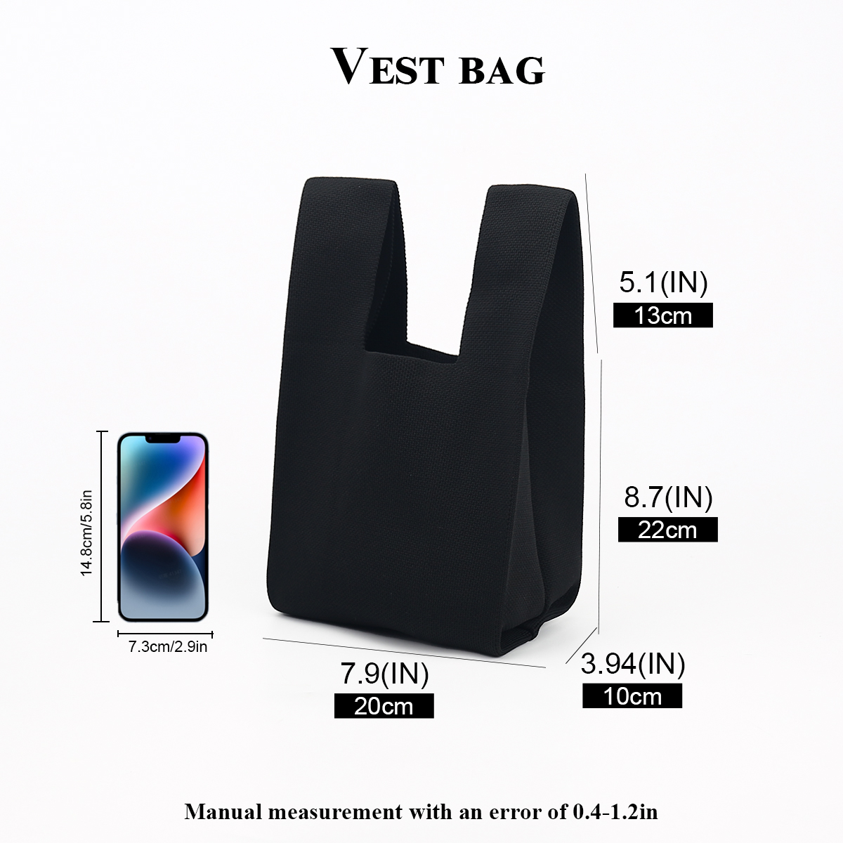 단색의 심플하고 다용도로 활용 가능한 핸드백 1개, 내 - Phone Accessories Shop 리뷰 및 가격
