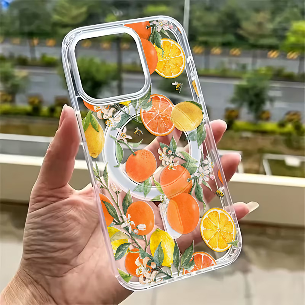 여름 레몬 폰 케이스 아이폰 17 16 15 14 13 - Phone Accessories Magnetic 리뷰 및 가격