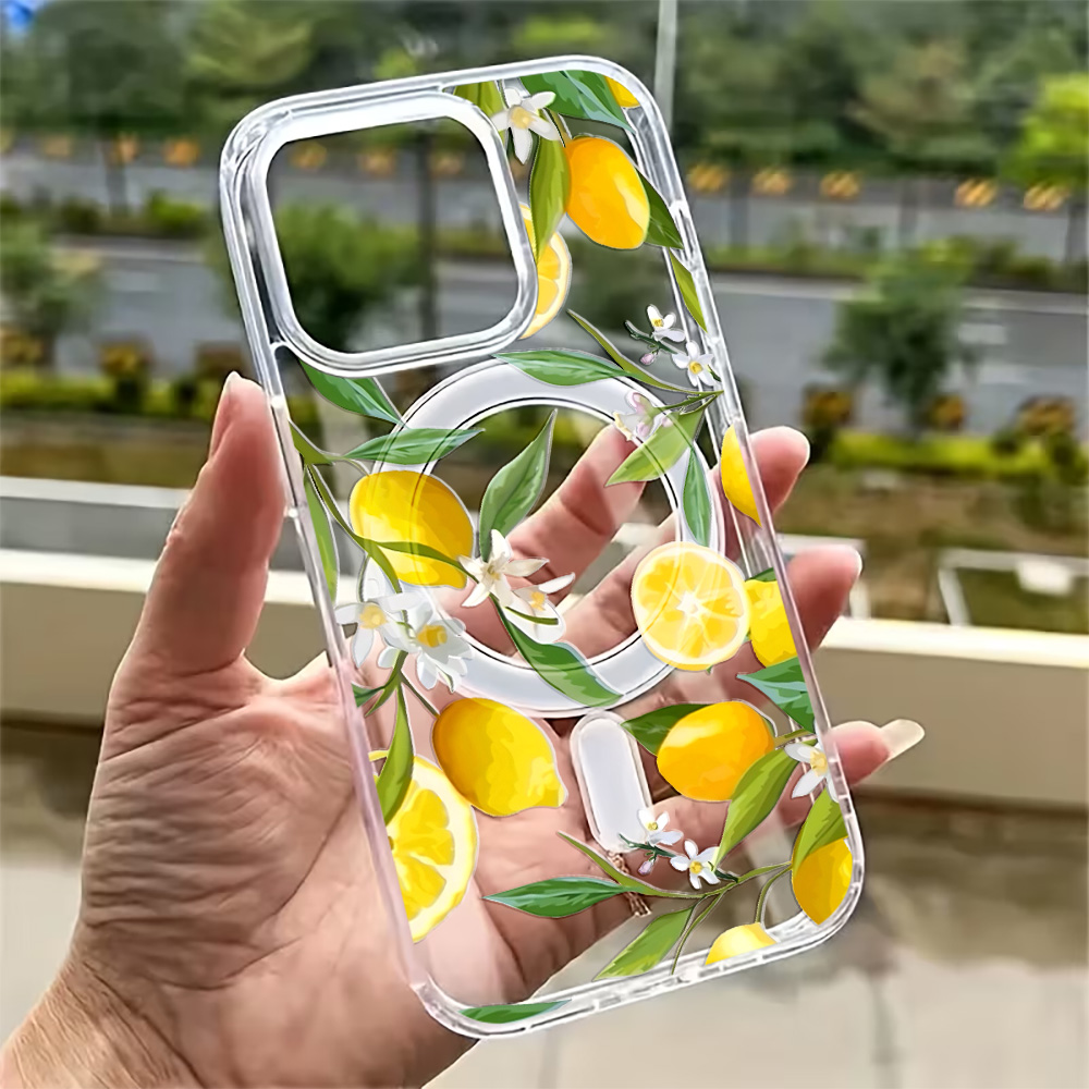 여름 레몬 폰 케이스 아이폰 17 16 15 14 13 - Phone Accessories Magnetic 리뷰 및 가격