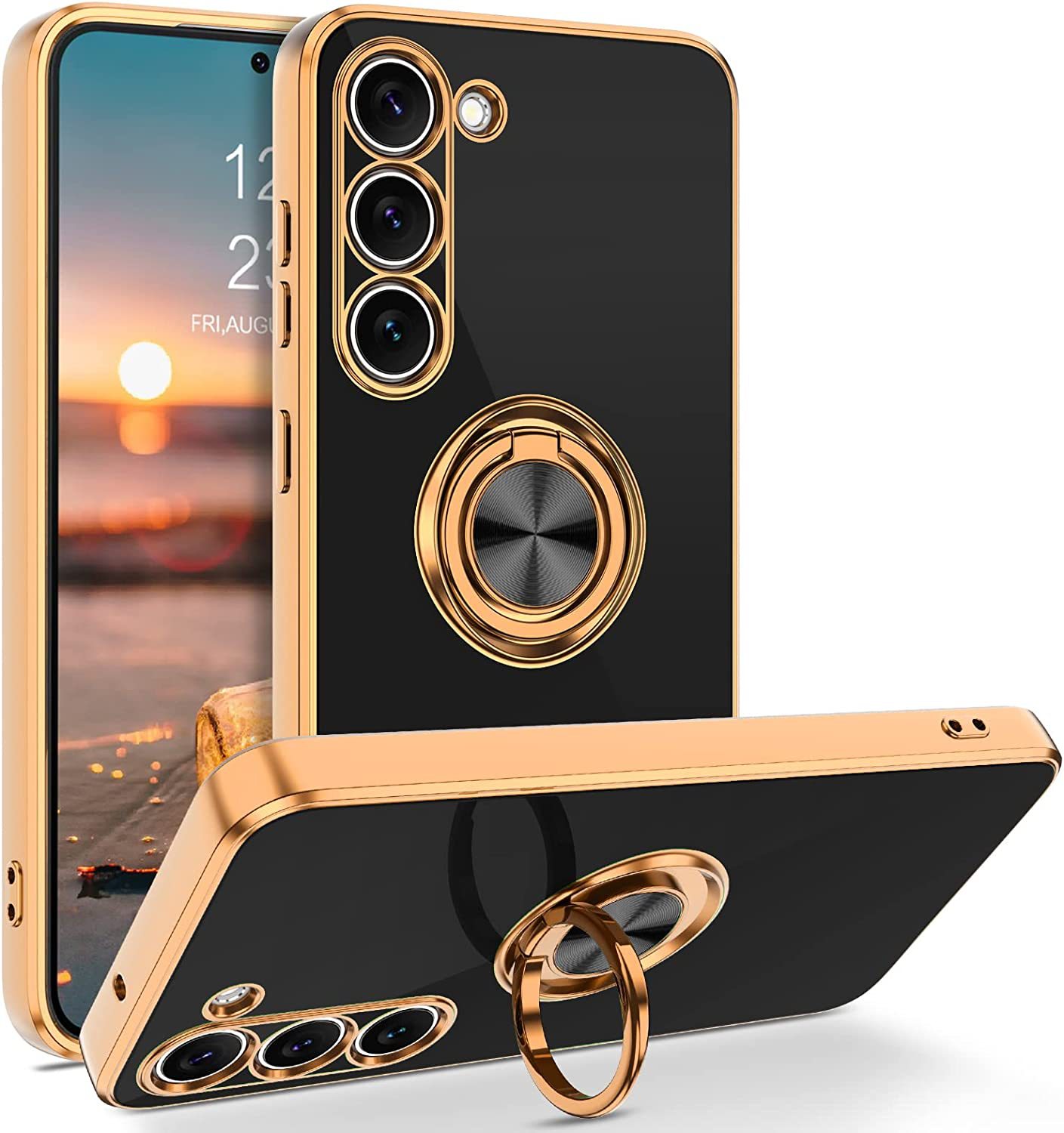럭셔리 도금 마그네틱 360 ° 삼성 갤럭시 A07 A - Phone Accessories Ring Holder 리뷰 및 가격