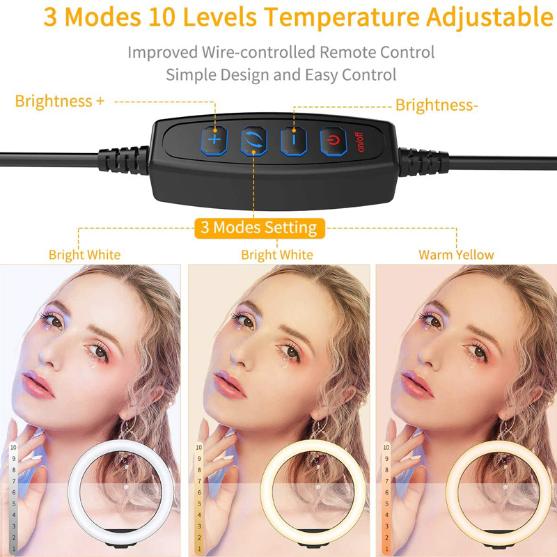 16cm 26cm 33cm LED 링 라이트 디밍 가능 - Youtube Phone Accessories 리뷰 및 가격