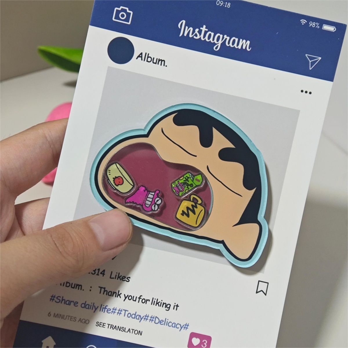크레용신짱 휴대용 에어백 팝소켓 피젯 쉐이크 폰 그립톡 - Phone Accessories Vending Machine 리뷰 및 가격