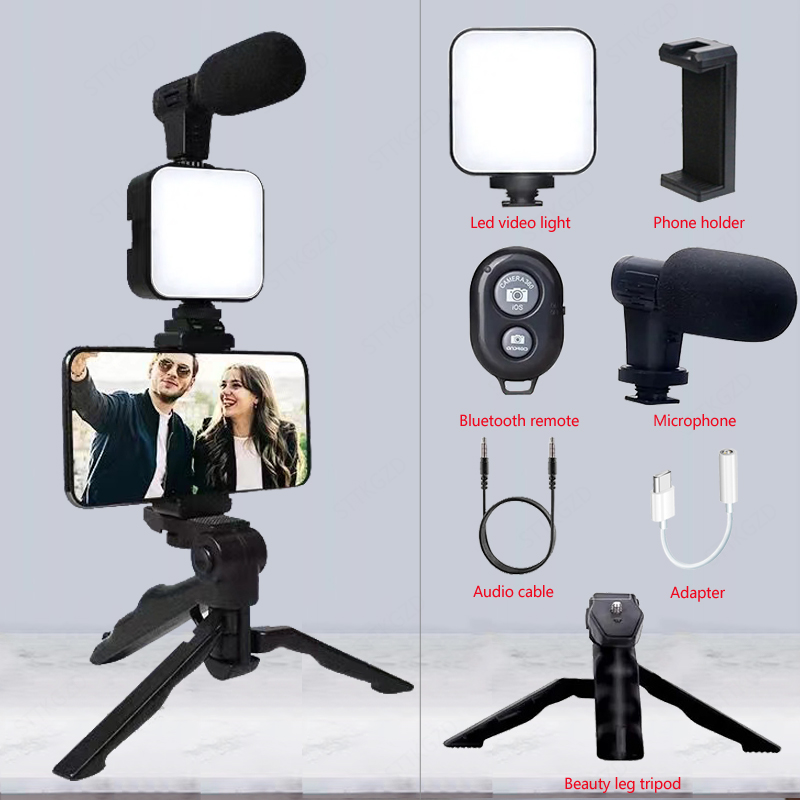 AY49 스마트폰 브이로그 키트 (삼각대, 휴대폰 거치 - Youtube Phone Accessories 리뷰 및 가격